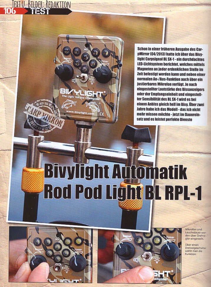 Bivylight Automatik Rod Pod Light BL RPL-1