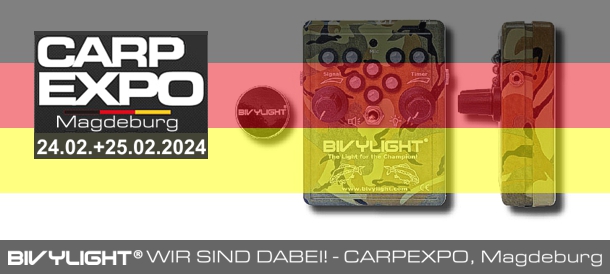 Bivylight® IST MIT DABEI! – Auf der größten Karpfenmesse in Deutschland - CARP EXPO (DE) 24.- 25.02.2024.