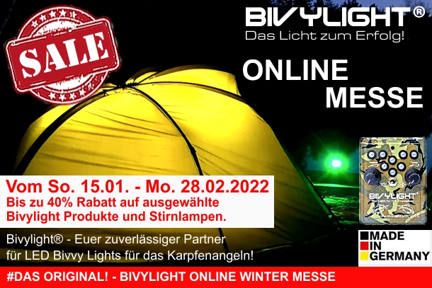 % Bivylight® ONLINE WINTER MESSE bis zu 40% RABATT! - Ab So. 16.01. bis Mo. 28.02.2022 – jetzt Online!