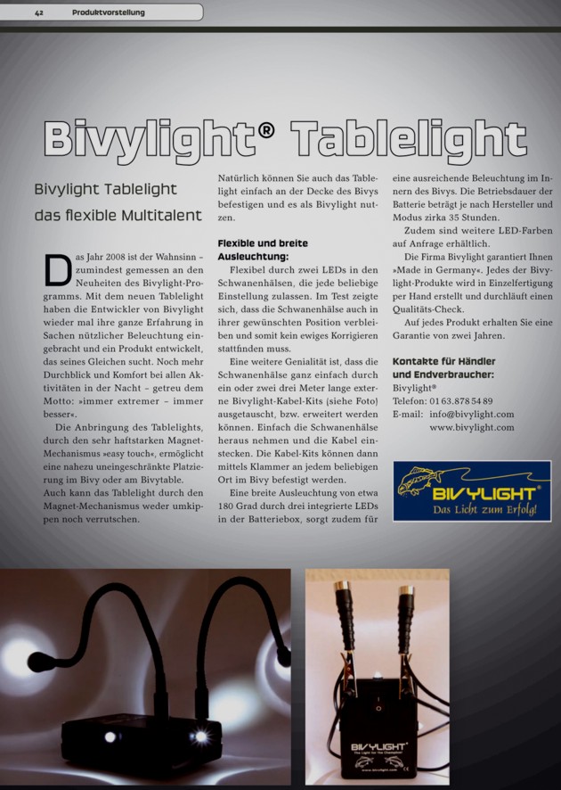 Bivylight Tablelight