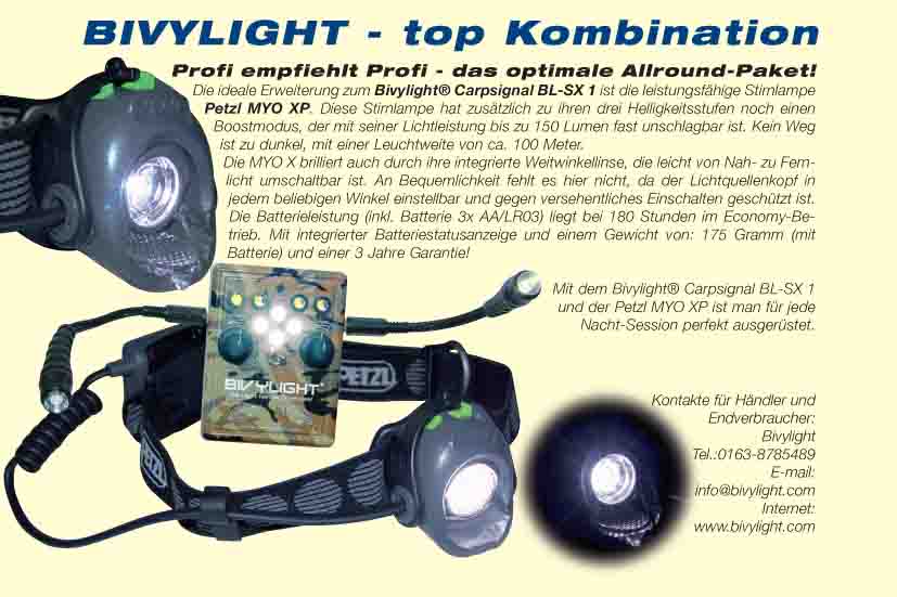 Automatik Bivylight - Carpsignal BL SX-1 