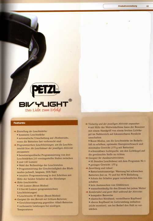 Petzl Stirnlampe MYO RXP